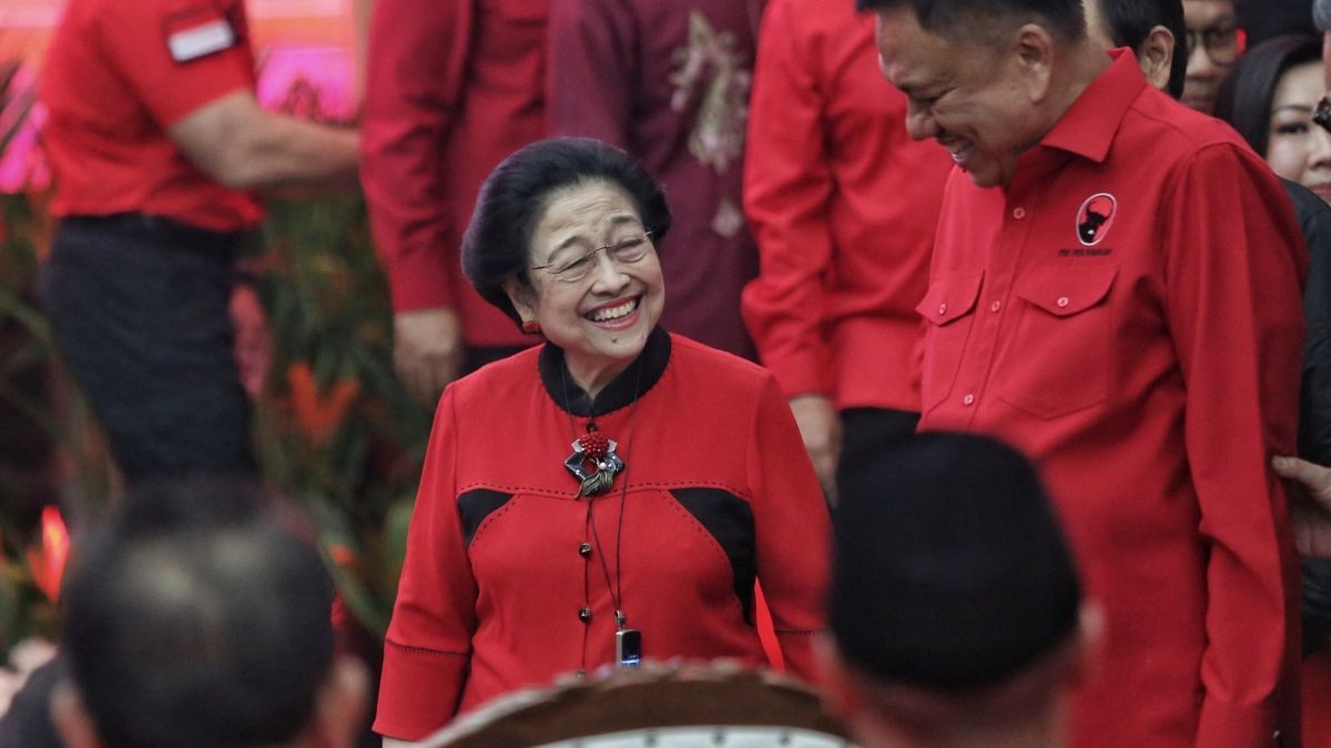 FOTO: Senyum Lebar Megawati Soekarnoputri Umumkan Bakal Calon Kepala Daerah 2024, Ada Airin-Sumardi hingga Andika-Prihadi Maju Pilkada