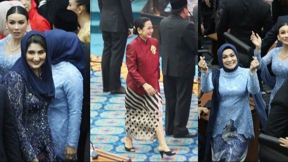 Cantik! Potret Tania Nadira saat Dilantik Jadi Anggota DPRD DKI Jakarta, Menawan dengan Kerudung Biru