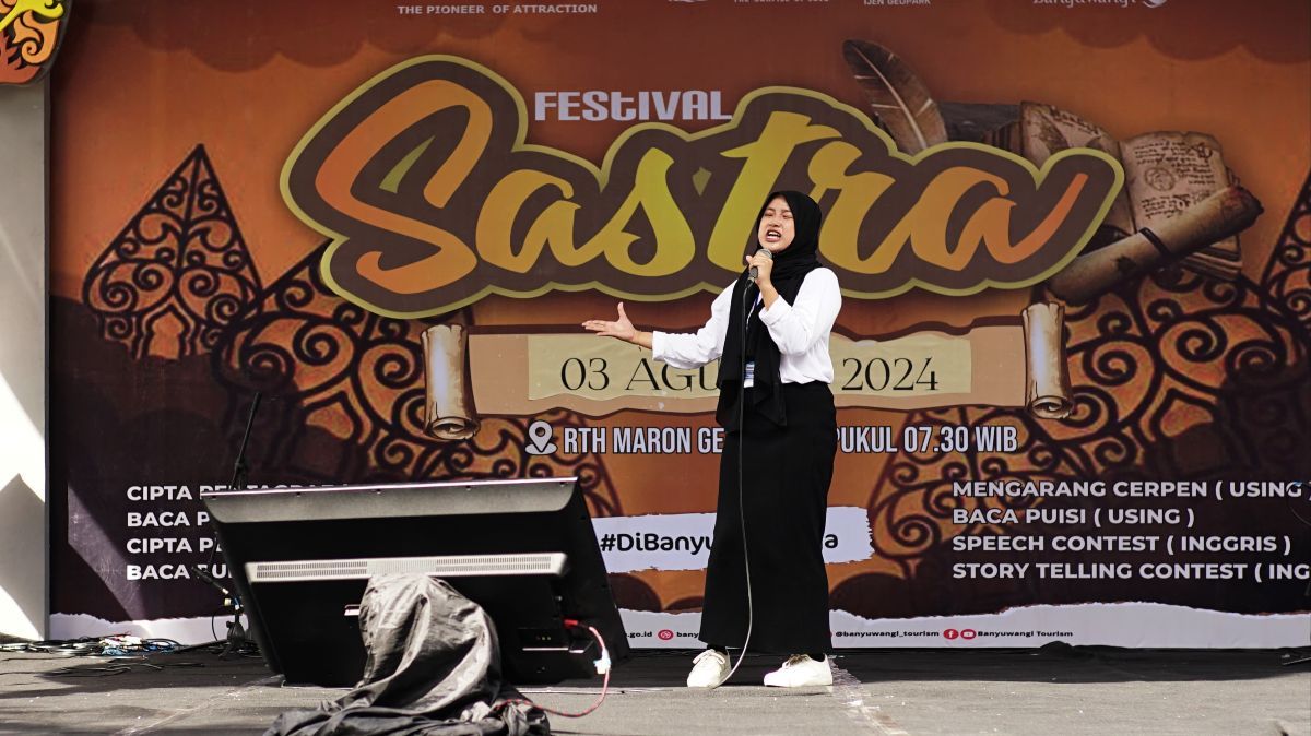 Hidupkan Sastra Daerah, Banyuwangi Gelar Festival Sastra Pelajar