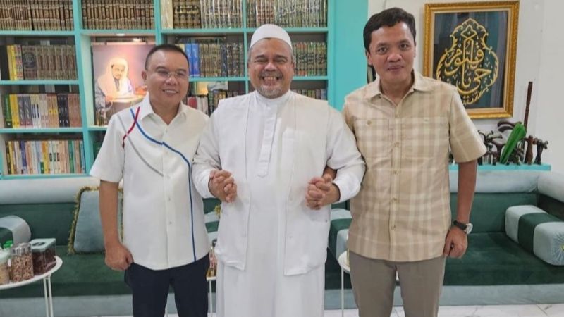 Habib Rizieq Disambangi Dua Elite Gerindra, Ini Kata FPI