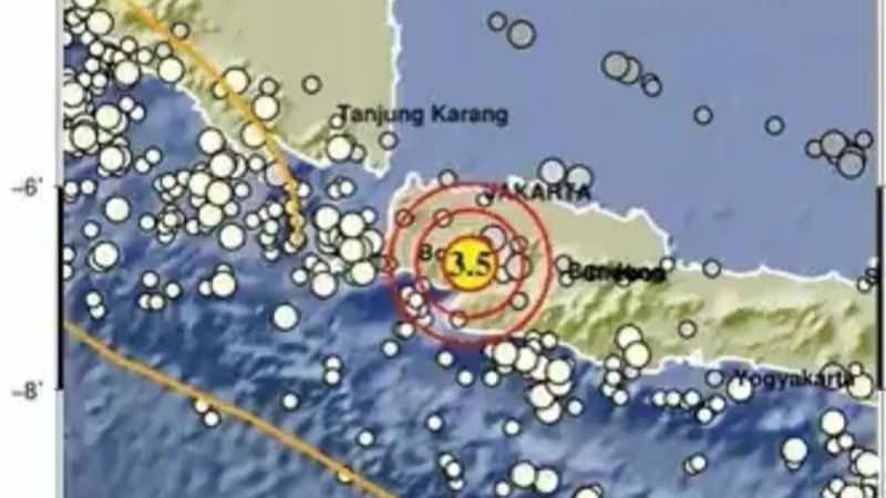 Gempa Dangkal Magnitudo 3.5 Guncang Sukabumi