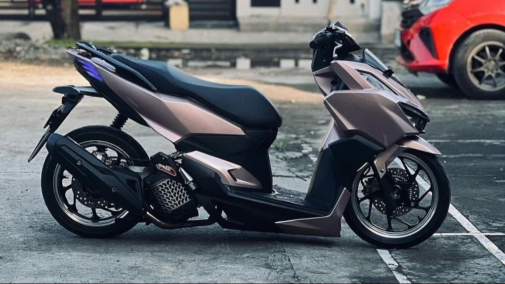 Modifikasi Honda Vario 160 Murah Meriah untuk Pelajar, Cocok untuk Sunmori