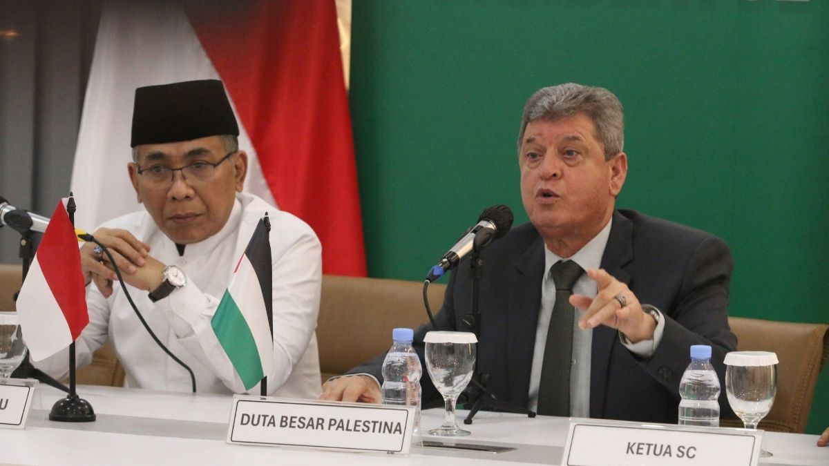 FOTO: Blak-Blakan Dubes Palestina Bicara Situasi Gaza di PBNU Sebut 39.550 Warga Gaza Tewas