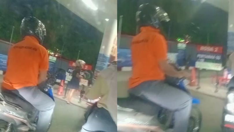 Wanita Ini Tegur Pengendara Motor yang Serobot Antrean saat Isi Bensin di SPBU, Aksinya Banjir Pujian