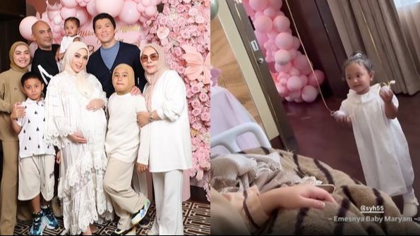 Kakak Ratu Disayang Uncle Reino Barack Banget, Berikut Potret 3 Keponakan Dampingi Syahrini Melahirkan di Singapore