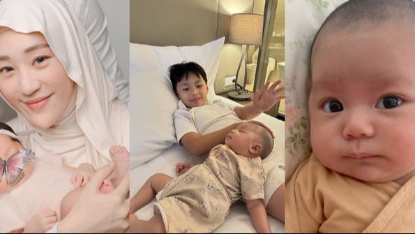 Potret Baby Alesha, Anak Larissa Chou, dengan Senyum Cantiknya