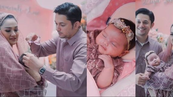 Potret Tengku Dewi & Andrew Andika Harmonis di Acara Aqiqah Zeya, Gelar Pesta Mewah Bernuansa Serba Pink