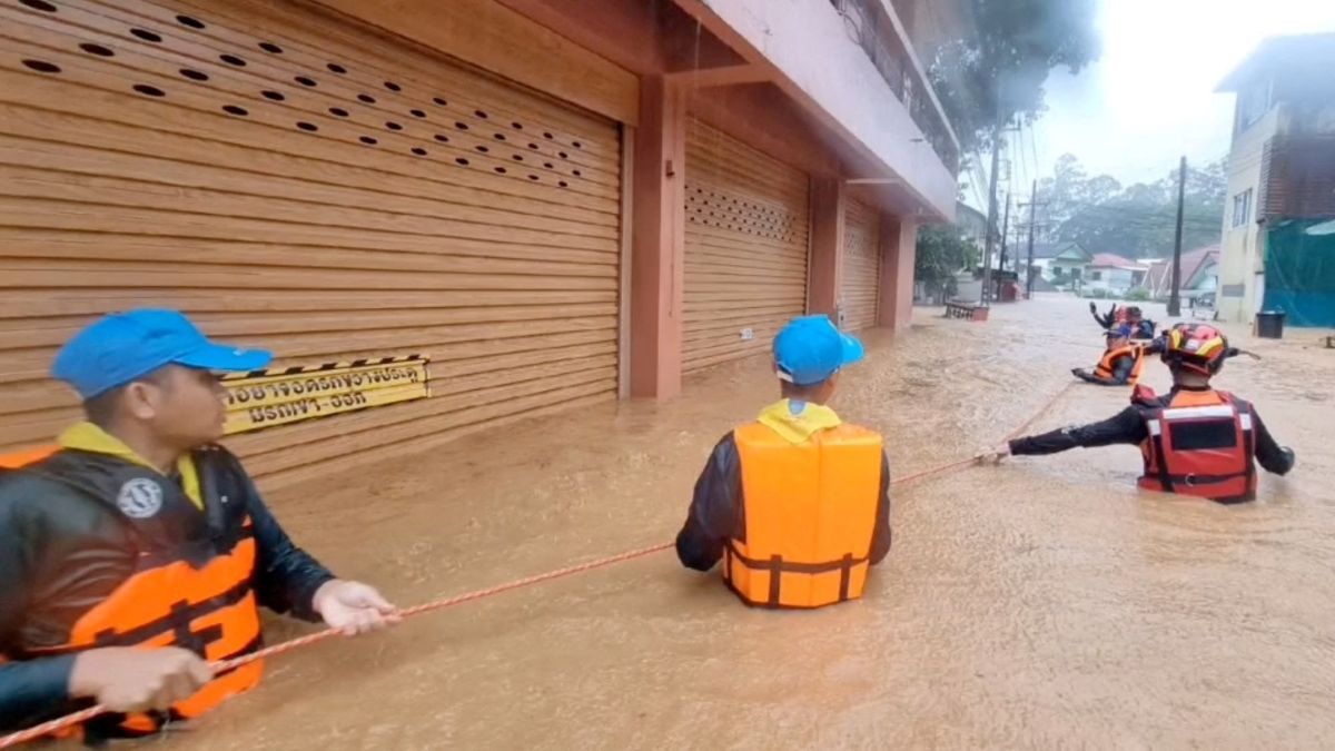 FOTO: Topan Yagi Amuk Thailand hingga Sebabkan Banjir Dahsyat, Longsor dan Korban Jiwa