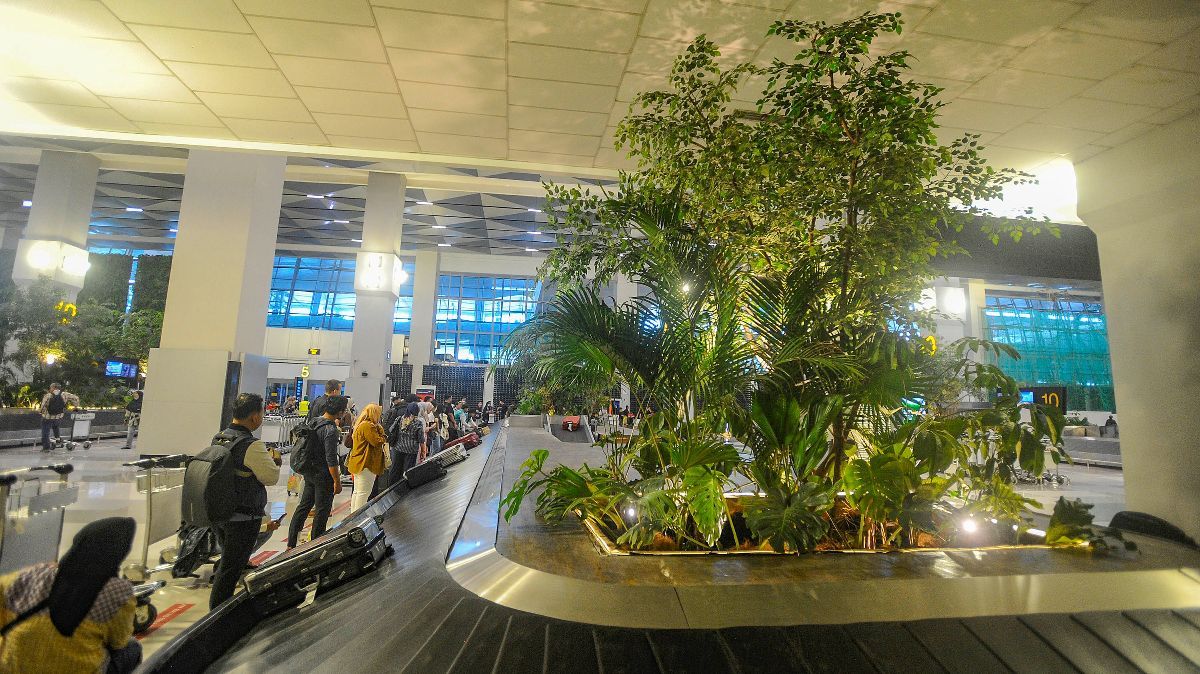 FOTO: Wujudkan Konsep Green Airport, Begini Penampakan Bandara Soekarno-Hatta Dihiasi Pepohonan