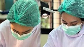 Calon Dokter Hewan, ini Potret Charlotte Ramadhan Anak Shahnaz Haque yang sedang Kuliah di IPB Sukses Lakukan Operasi Pertama