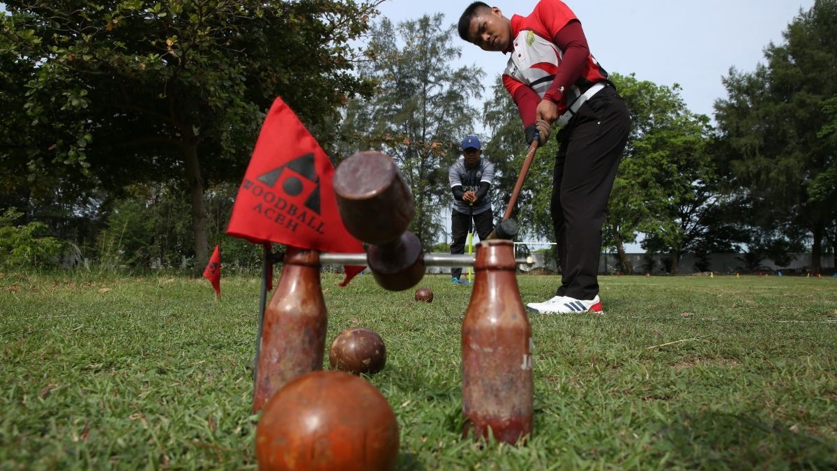 FOTO: Mengenal Woodball, Olahraga Asal Taiwan yang Pertama Kalinya Resmi Dipertandingkan di PON XXI Aceh-Sumut 2024