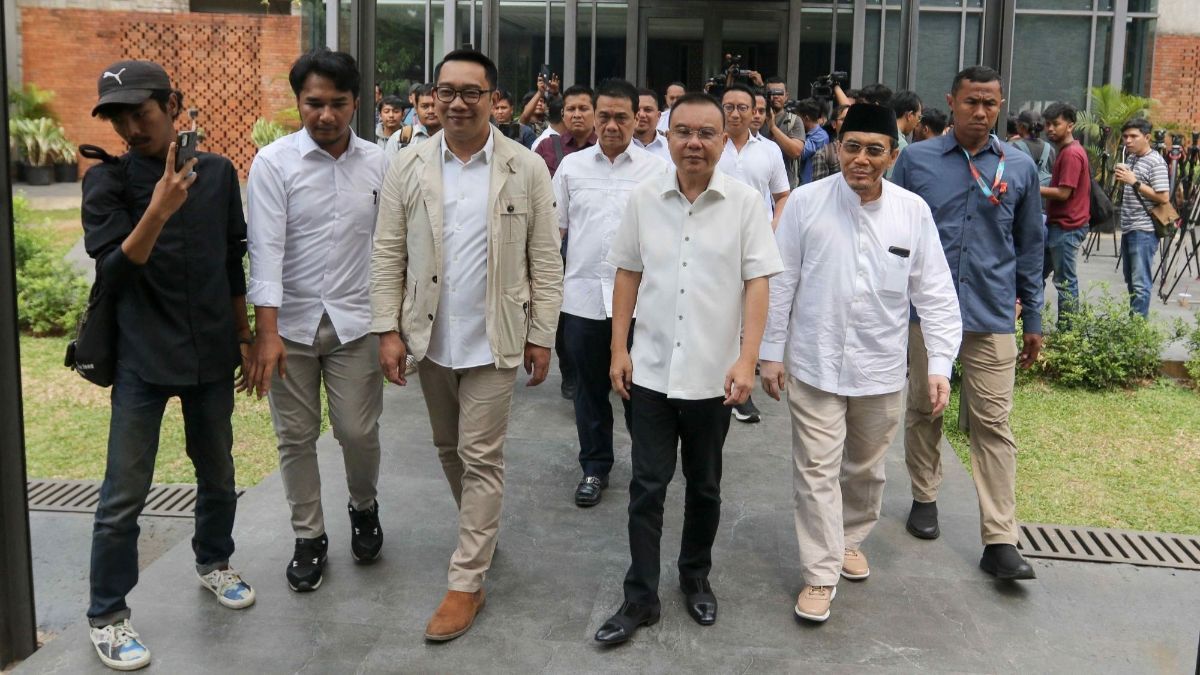 FOTO: Pasangan Bacagub Jakarta Ridwan Kamil-Suswono Rapat Perdana dengan Tim Pemenangan RIDO Bersama KIM Plus