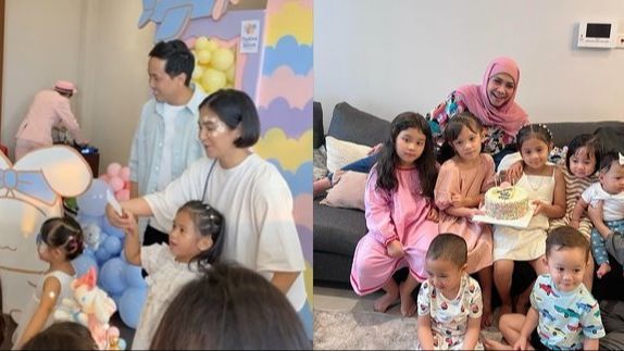 Potret Ultah Ansara Anak Caca Tengker Digelar Sederhana Bareng Keluarga, Rayyanza dan Baby Lily Curi Perhatian