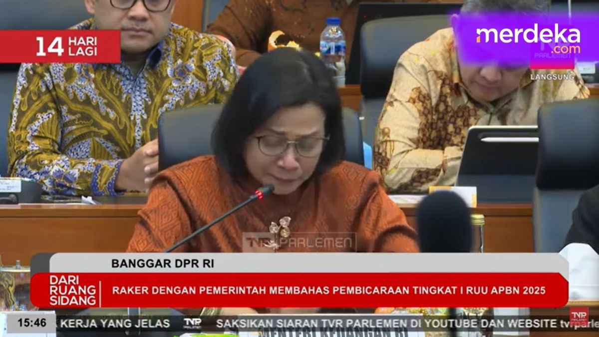 Tangis Sri Mulyani Depan DPR Singgung Tentang Kebohongan