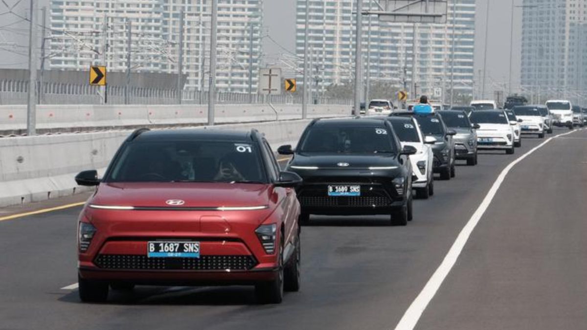 FOTO: Menjajal Hyundai Kona Electric untuk 'Road Trip' Jakarta-Semarang, Tempuh 420 Km dalam Sekali Charge