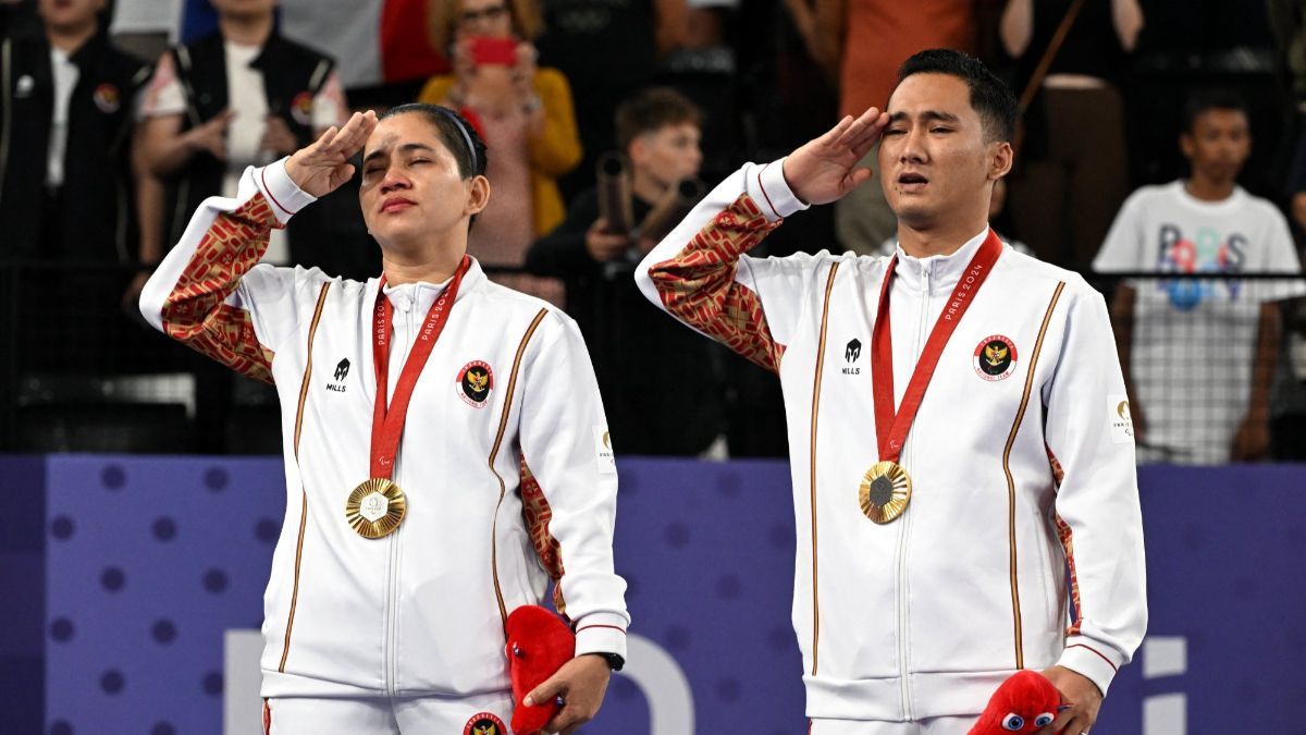 FOTO: Membanggakan! Ini Momen Indonesia Panen Medali Paralimpiade Paris 2024 Lewat Cabor Bulutangkis