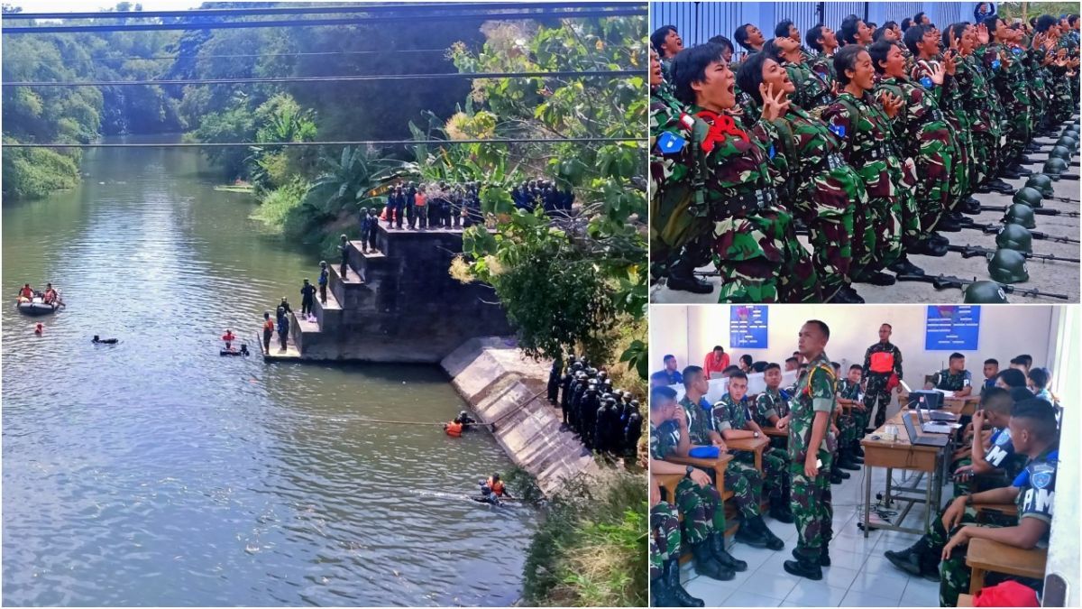 FOTO: Menengok Latihan Calon Prajurit TNI AU di Skadik Lanud Adi Soemarmo: Dari Nyebur ke Sungai sampai Diajari Ilmu AI