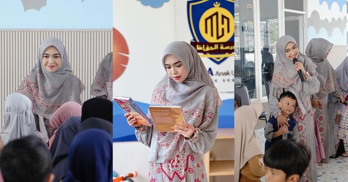 Pesona Ria Ricis Jadi Bu Guru, Mengajar di Sekolah Anak Usia Dini