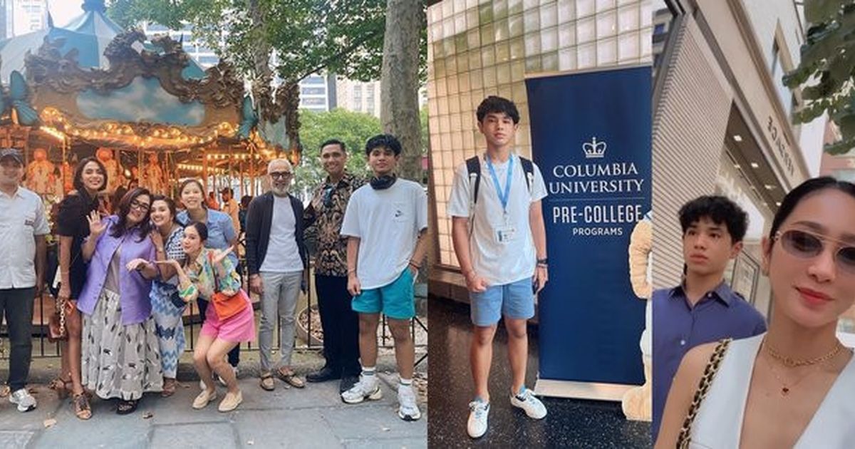 Intip Deretan Potret FOTO: Bunga Zainal Tampil Bak ABG Saat Antar Adik ke Summer Program di Columbia University