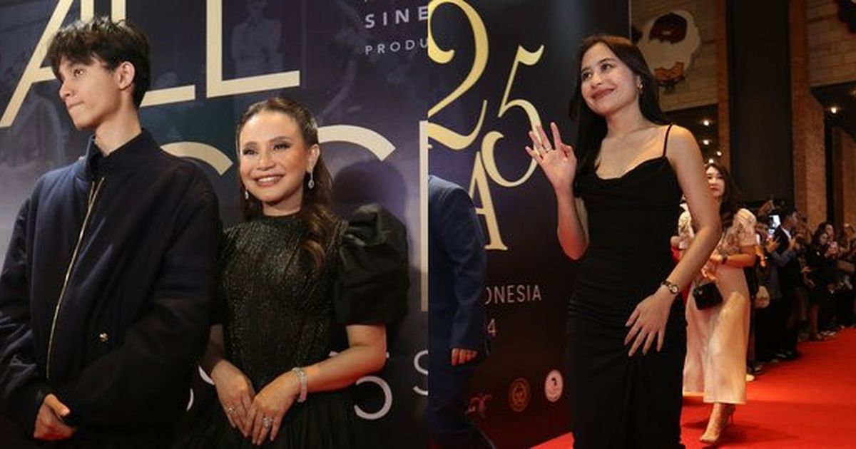 Gala Premier Film Dokumenter Rossa, Prilly Latuconsina Curi Perhatian di Red Carpet