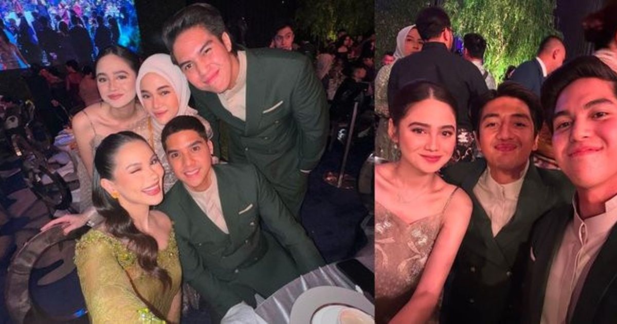 Foto-foto Kebersamaan El Rumi dan Syifa Hadju di Acara Resepsi Thariq Halilintar & Aaliyah Massaid, Bikin Heboh Netizen