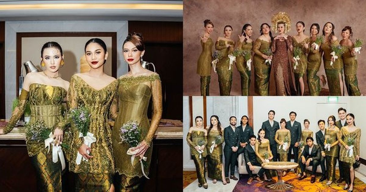 8 Potret Bridesmaid Aaliyah Massaid, mulai dari Alyssa Daguise, Yuki Kato hingga Mahalini Raharja, Semuanya Cantik dan Menawan