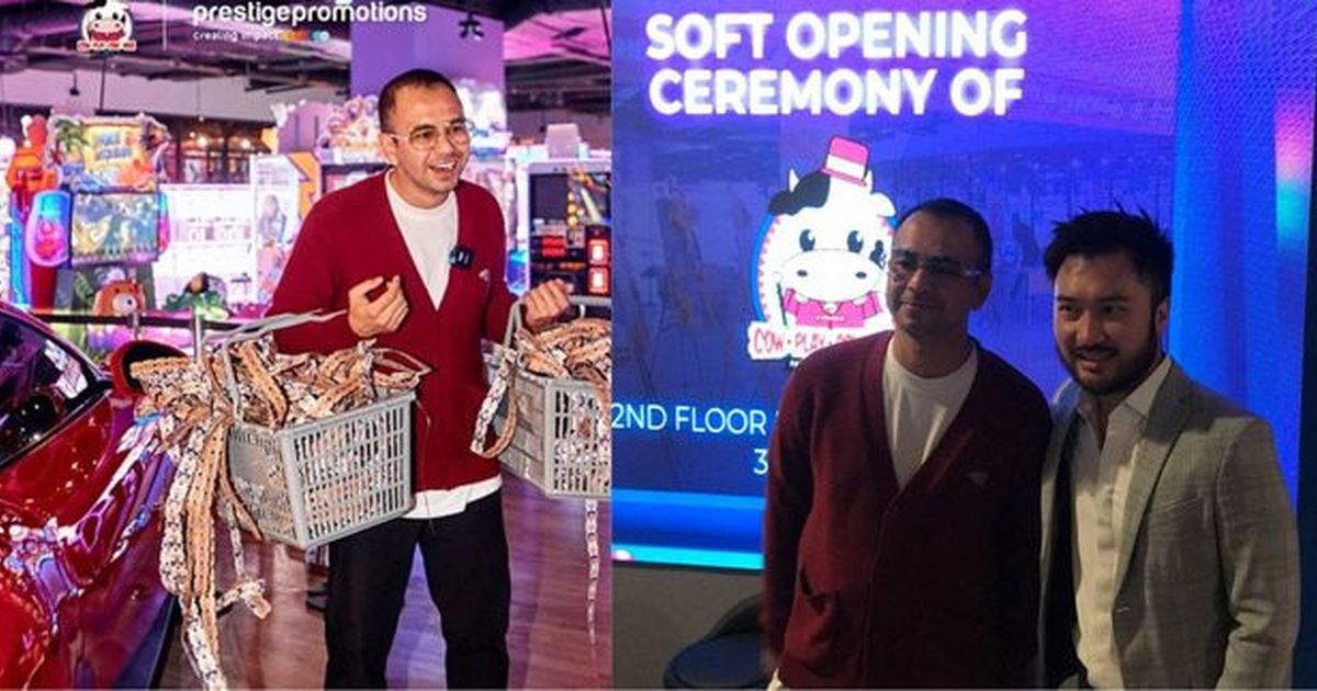 8 Potret Raffi Ahmad yang Perluas Bisnis ke Dunia Arcade Game