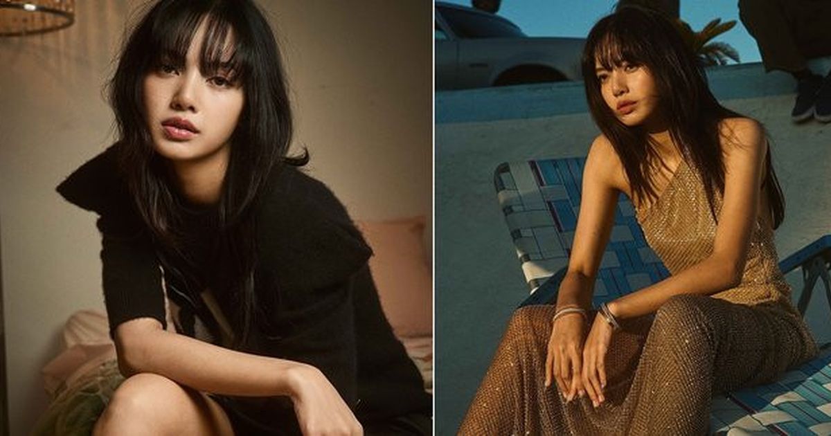 8 Potret Memukau Lisa BLACKPINK di Cover ELLE USA, Tampil Cantik dengan Pose Keren di Atas Motor dan Dress Transparan