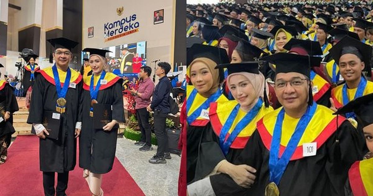 Lulus S1 di Usia 35 Tahun, 8 Potret Adelia Istri Pasha Ungu yang Tampil Menawan Seperti Mahasiswa Baru