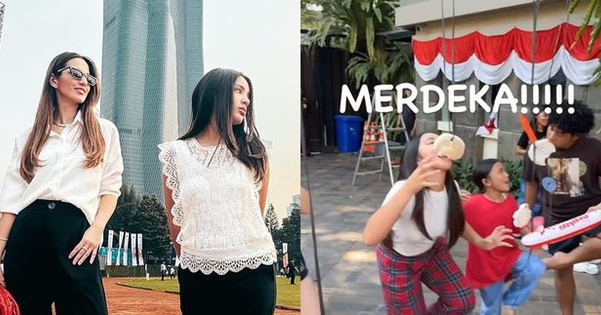 Potret Keluarga Bakrie Gelar Upacara dan Lomba Agustusan, Mikhayla hingga Mertua Nia Ramadhani Turut Berpartisipasi