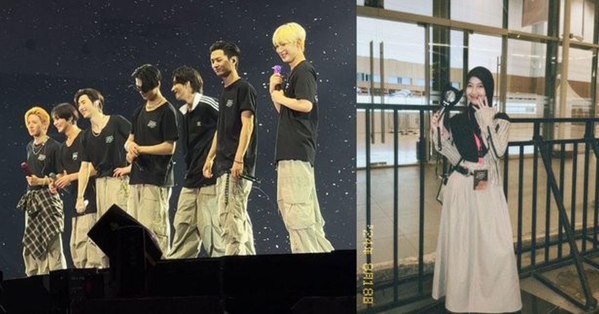 8 Foto Seru Adiba Khanza Saat Menyaksikan Konser ENHYPEN, Penampilannya Mendapat Pujian dari Netizen