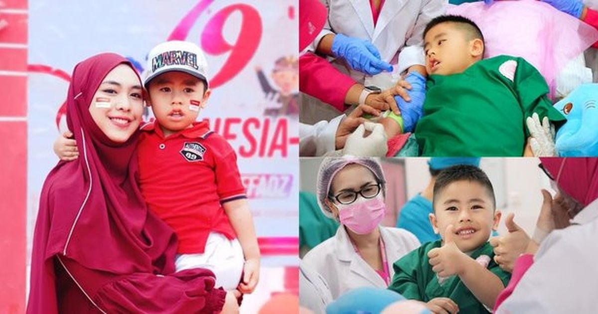 Idap Penyakit Langka, Ini 8 Potret Anak Oki Setiana Dewi Jalani Terapi Stemcell Sampai 5 Kali - Setiap Hari Disuntik