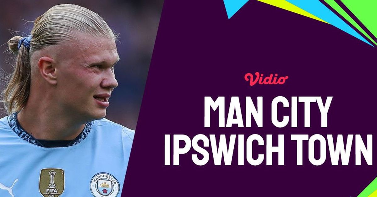 Perkiraan pertandingan antara Manchester City dan Ipswich Town pada 24 Agustus 2024.