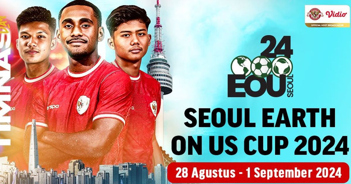 Link Live Streaming Seoul Earth on Us Cup di Vidio, Indonesia Jumpa Argentina