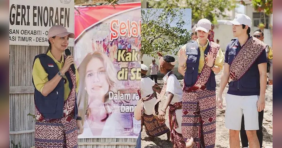 7 Foto Luna Maya dan Maxime Bouttier di Kupang, Lakukan Aksi Sosial Bareng Kekasih hingga Ramai Dipuji