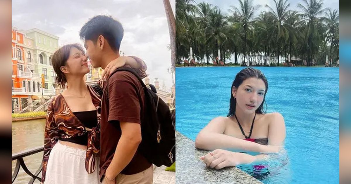 Momen Romantis Cassandra Lee & Ryuken Lie saat Berbulan Madu di Vietnam, Berenang di Kolam Hotel Jadi Sorotan