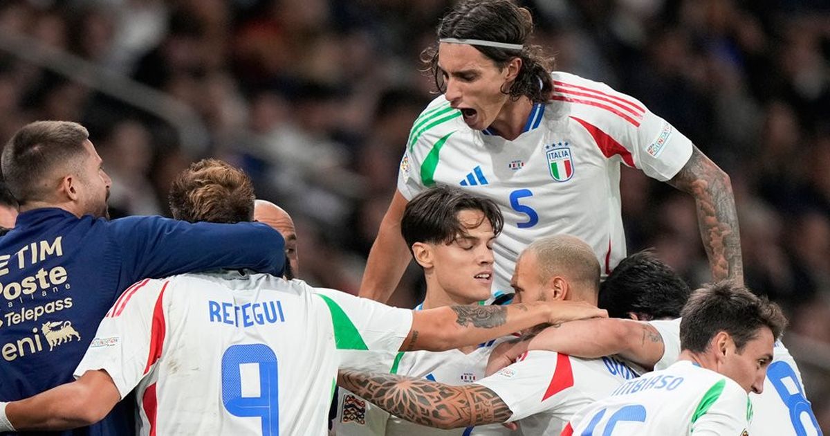 Pertandingan antara Prancis dan Italia berakhir dengan skor 1-3.