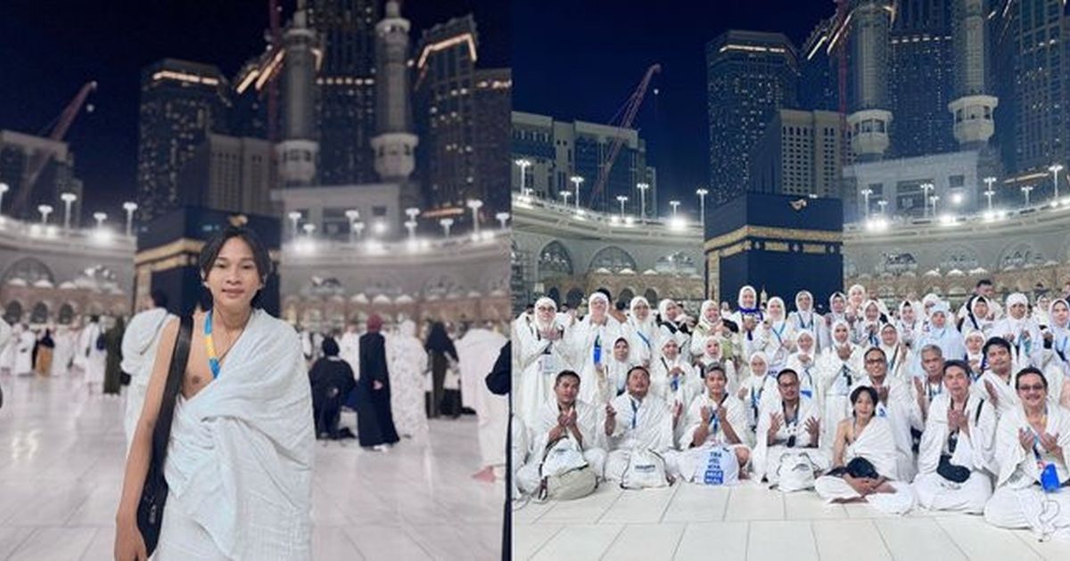 8 Potret Fajar Sad Boy Jalani Ibadah Umrah, Tak Kuasa Menahan Tangis