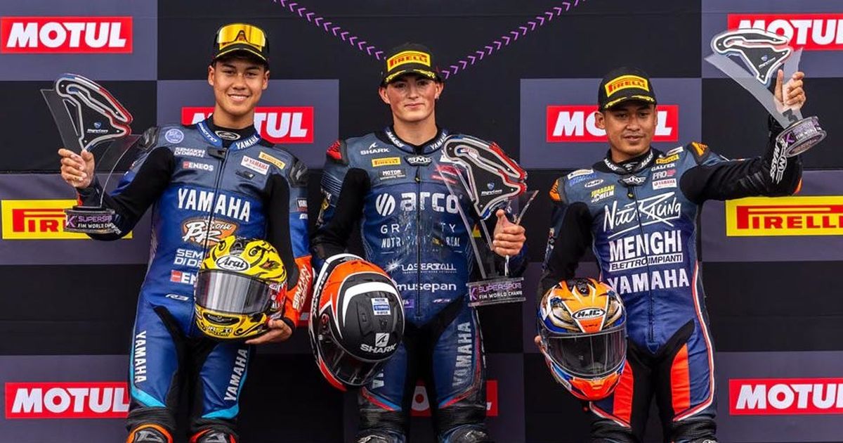 Aldi Satya Mahendra dan Galang Hendra Pratama naik podium bersama di WorldSSP300, bukti bahwa Indonesia mampu jadi juara!