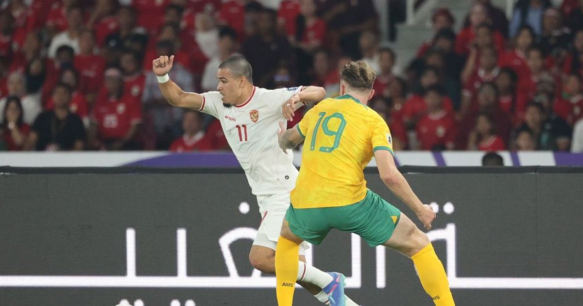 Pertandingan antara Timnas Indonesia dan Timnas Australia berakhir imbang dengan skor 0-0.