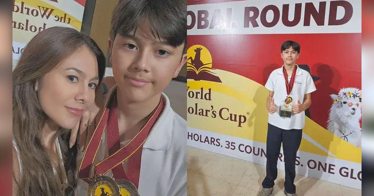 Ganteng dan Tinggi, Potret Anak Wulan Guritno Ikut Kompetisi di Thailand, Sukses Membawa Pulang Medali