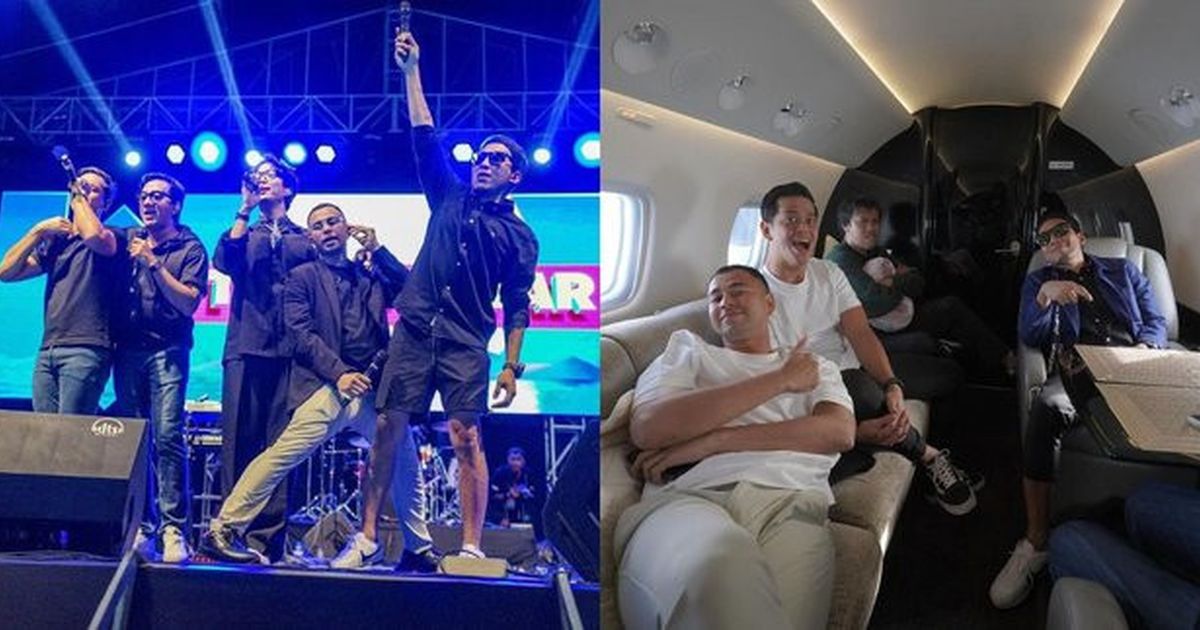 8 Momen Seru Raffi Ahmad Bersama Band The Popstars Saat Pertunjukan, Berangkat Menggunakan Jet Pribadi