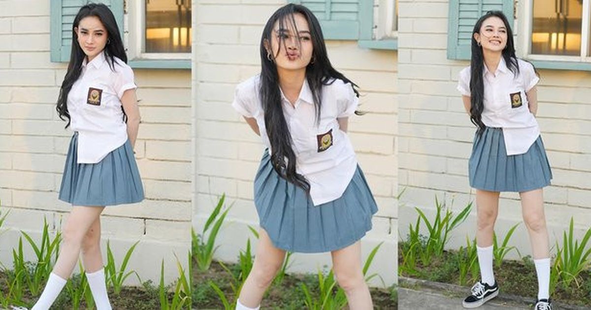 Dikenal Sebagai Salah Satu Pedangdut Paling Cantik, 8 Foto Arlida Putri Mengenakan Seragam SMA