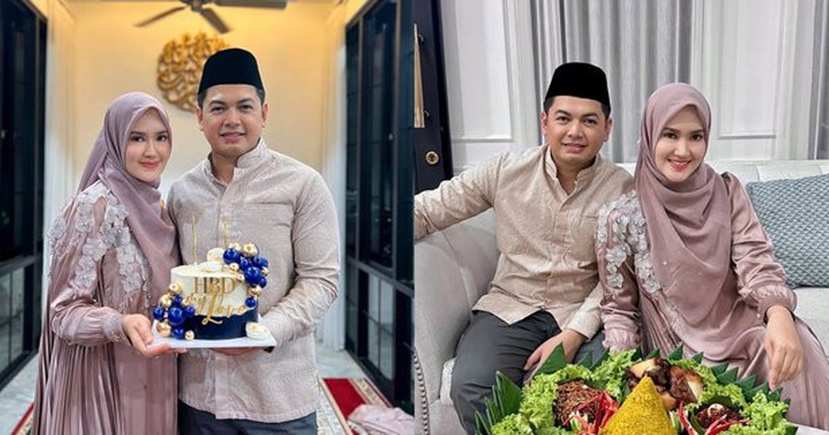 8 Foto Perayaan Ulang Tahun ke-40 Tommy Kurniawan, Menerima Kue dan Ucapan Indah dari Istrinya yang Menawan