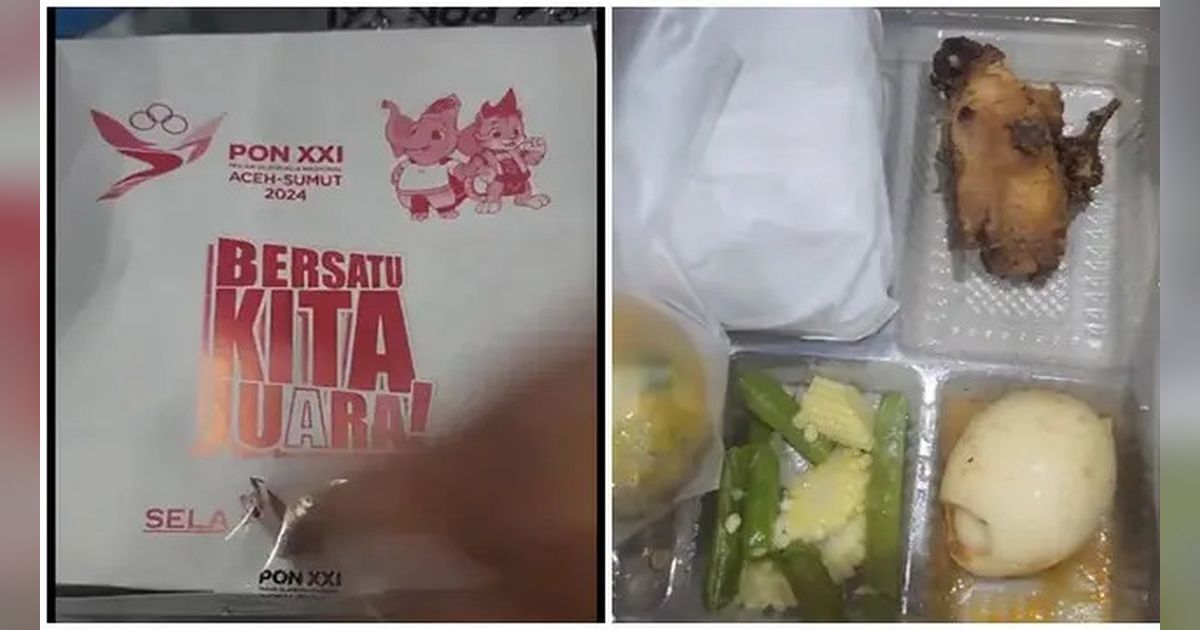 Miris, Menu Hidangan Atlet PON XXI Aceh-Sumut, Padahal Anggaran Rp50 Ribu Sangat Mengkhawatirkan