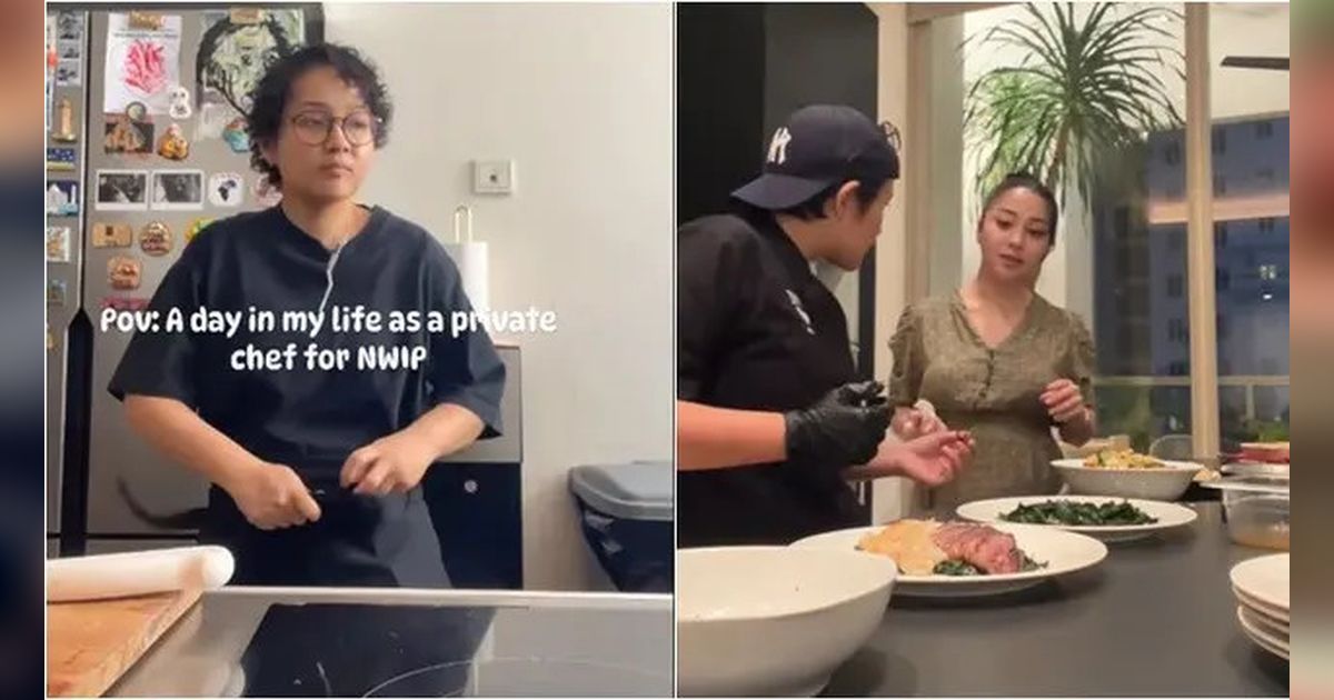 Jadi Chef Pribadi, Ini 6 Potret Arre Prianto Siapkan Hidangan Lezat Untuk Keluarga Nikita Willy