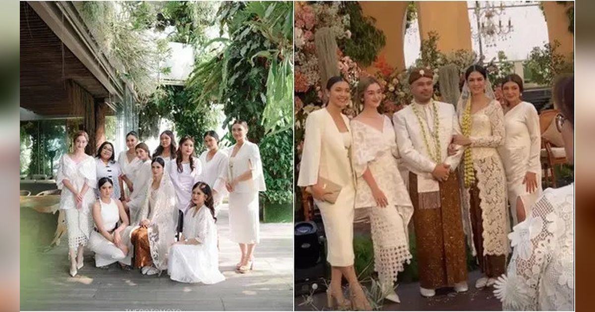 6 Potret Bridesmaid di Acara Pernikahan Hana Saraswati, Termasuk Angela Gilsha dan Ranty Maria