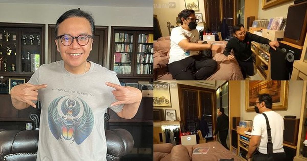 Potret Kamar Baru Ari Lasso Super Nyaman, Punya Banyak Koleksi Musik Legendaris dan Piringan Hitam