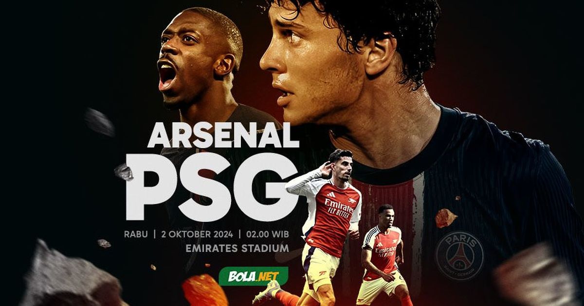 Prediksi Arsenal Vs PSG di Liga Champions