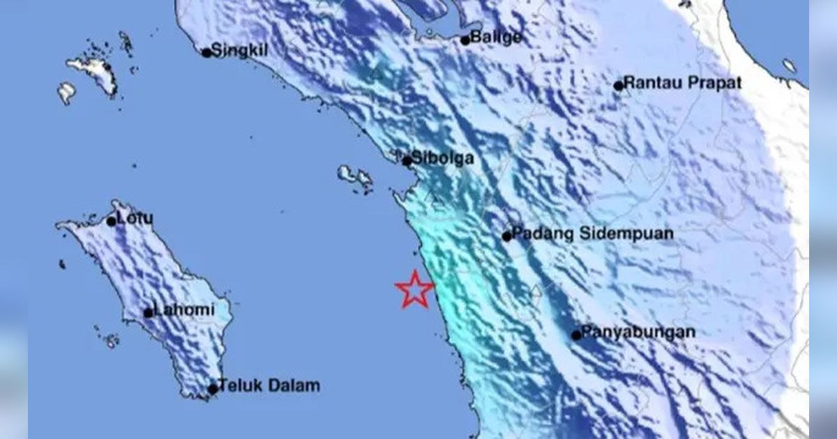 BMKG Ungkap Penyebab Gempa M 5,3 di Padang Sidempuan, Getarannya Luas Waspada Ada Susulan